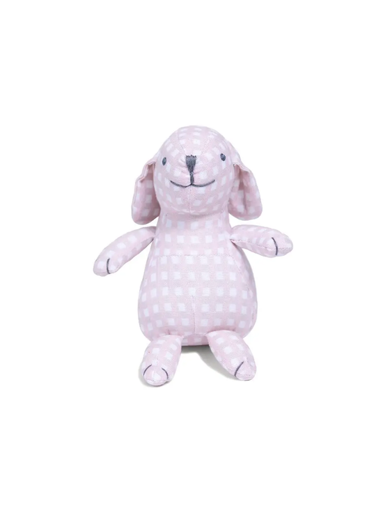 Louelle Bunny, DUSTY PINK GINGHAM