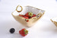 Square Snack Bowl with Handles