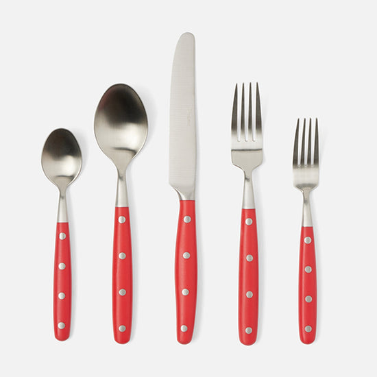 Jones Flatware Set, Red