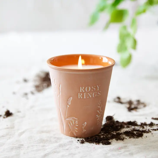 Sun Drenched Fig Garden Pot Candle