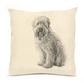 Wheaten Terrier Dog Pillow 20 x 20
