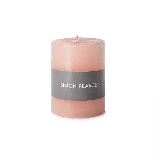 Barely Blush Pillar Candle - 3 x 4