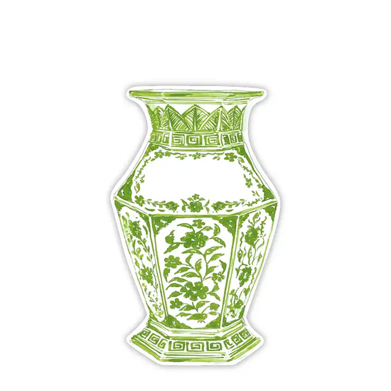 Die Cut Accents - Green Vase