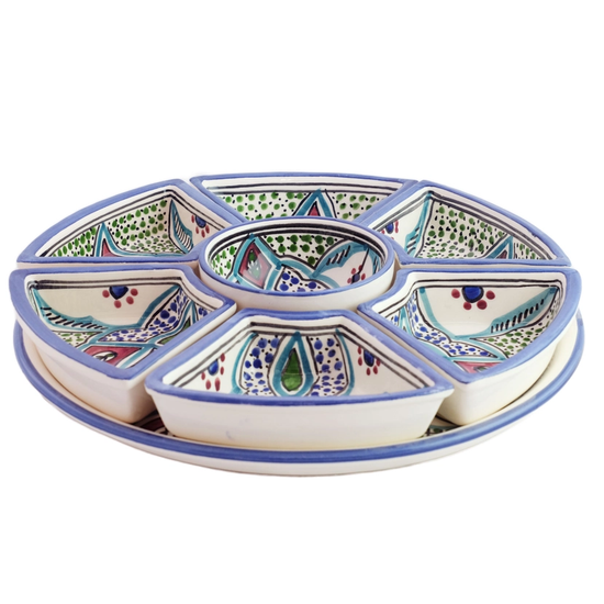 Amira Tapas Ceramic Server (8 pc.)