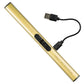 Gold Rechargeable Electric Lighter - Decor