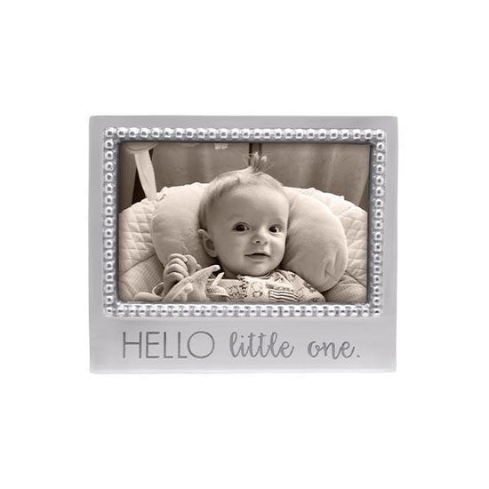 Hello Little One Beaded 4x6 Frame