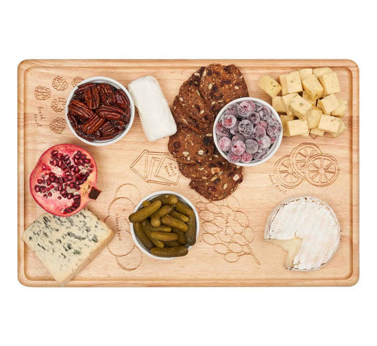 Meg Quinn Charcuterie Map Board - Rectangle 18x12"