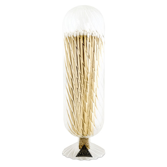 Helix Fireplace Match Cloche - White Tip Matches