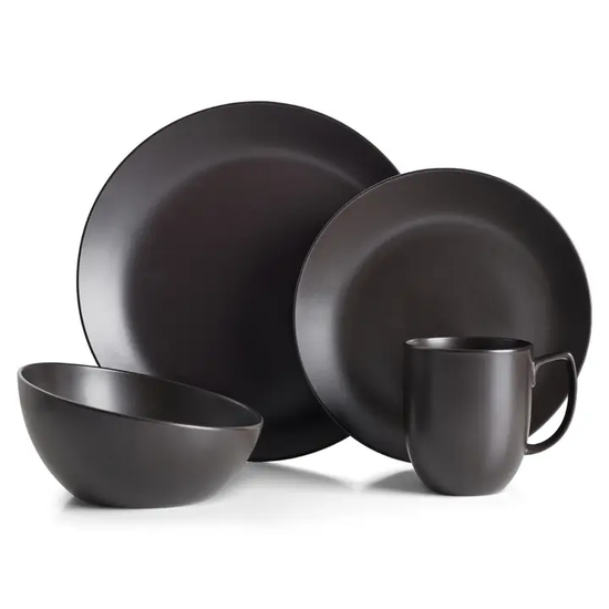 Orbit 4 Pc Place Setting Celestial Black (Dinner Plate)