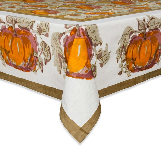 Pumpkin Orange & Mustard Tablecloths