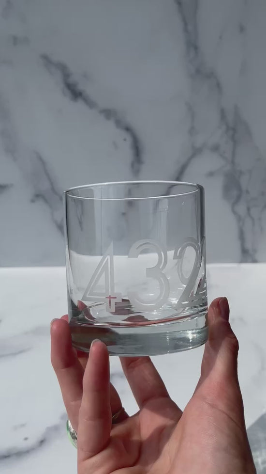 Etched Whiskey Glass - 43220