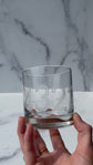 Etched Whiskey Glass - 43221