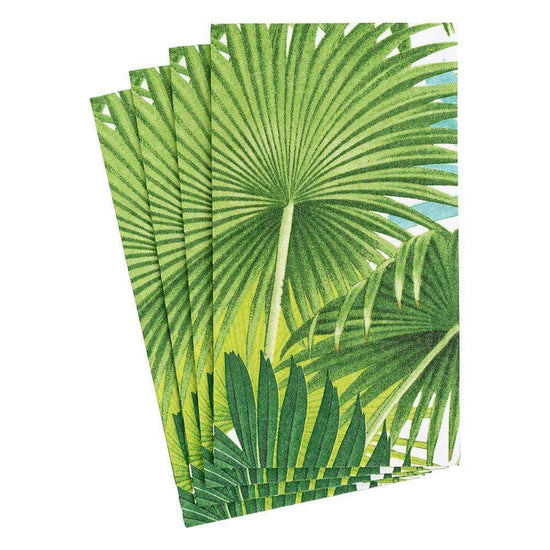 Palm Fronds White - Paper Guest Towels