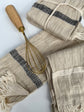 Set of 2 Woven Cotton Striped Tea Towels, AH1523