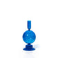 Colored Glass Taper Holder - Egyptian Blue