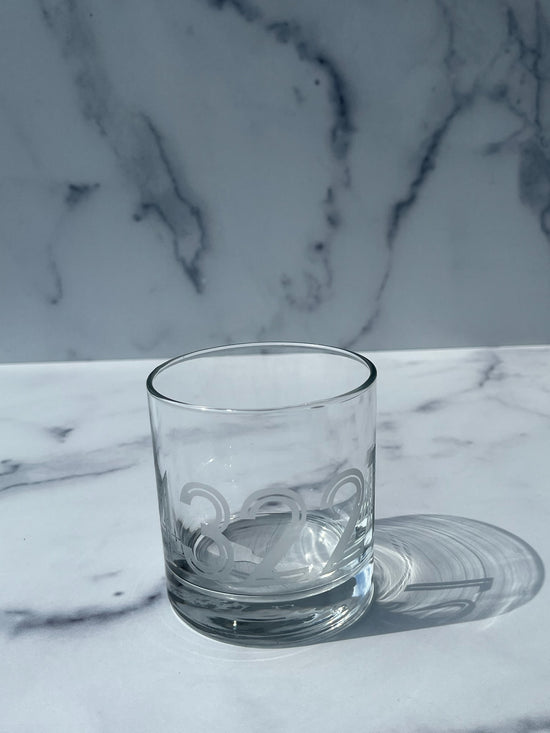 Etched Whiskey Glass - 43221