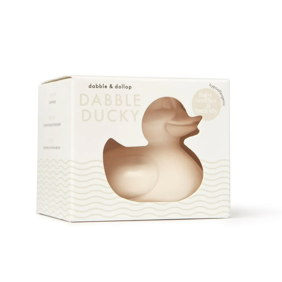 Dabble Ducky Duck Bath Toy + Teether