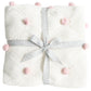 Pom Pom Baby Blanket, IVORY/PINK