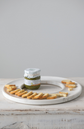 13” Marble Round Cheese/Cracker Tray