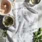 Culinary Herbs Linen Tea Towel