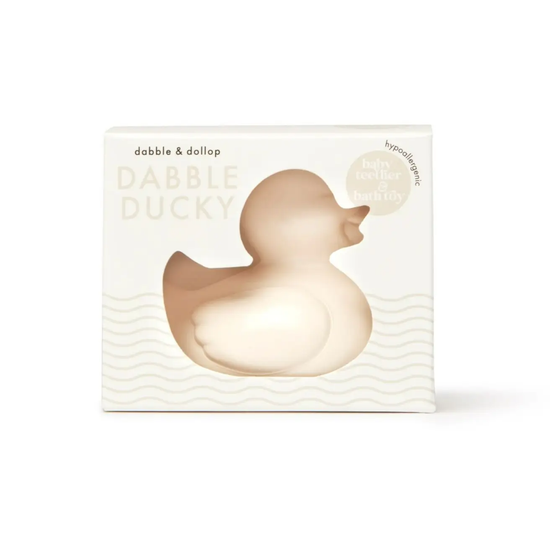 Dabble Ducky Duck Bath Toy + Teether