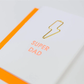 Super Dad Lightning Bolt Paperclip Card